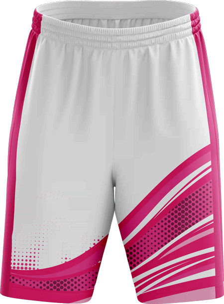 Stripes Design Sublimated Basketball Shorts