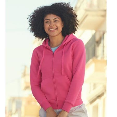 Fruit of the Loom Premium Lady Fit Zip Hooded Jacket SS82