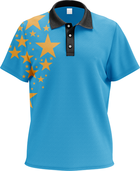 Stars Sublimated Polo Shirt