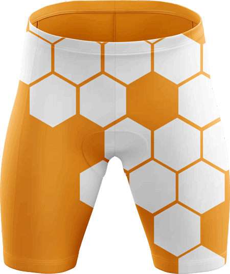 Hex Sublimated Padded Cycling Shorts