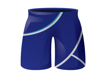 Curl Sublimated Football Shorts