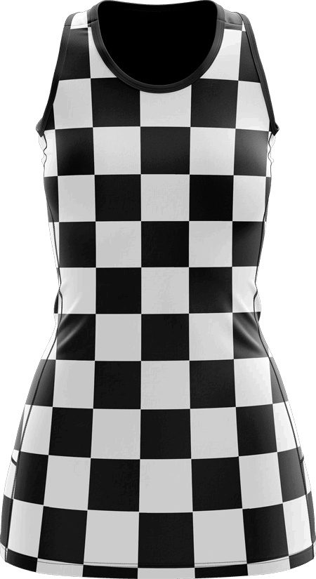 Retro Sublimated Roller Derby Dress