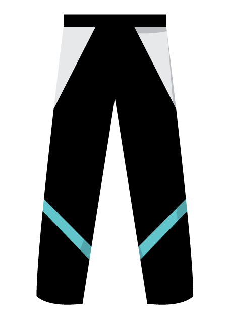 Style 4 Rounders Trousers With Insets