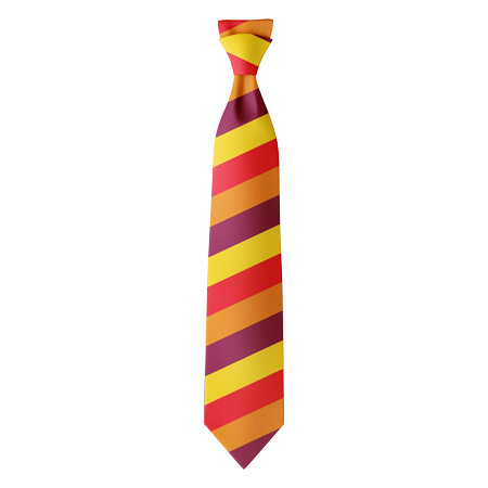Style 4 Custom Polyester Ties