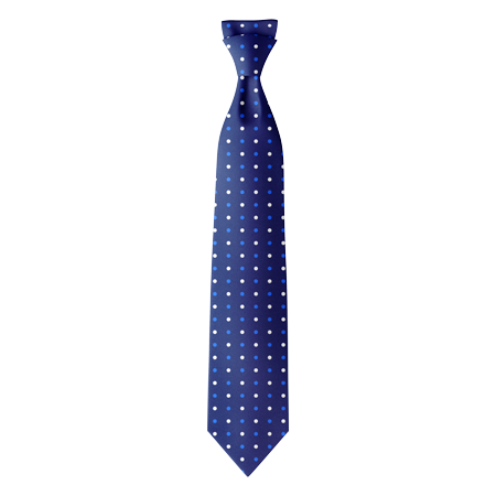 Style 9 Custom Polyester Ties
